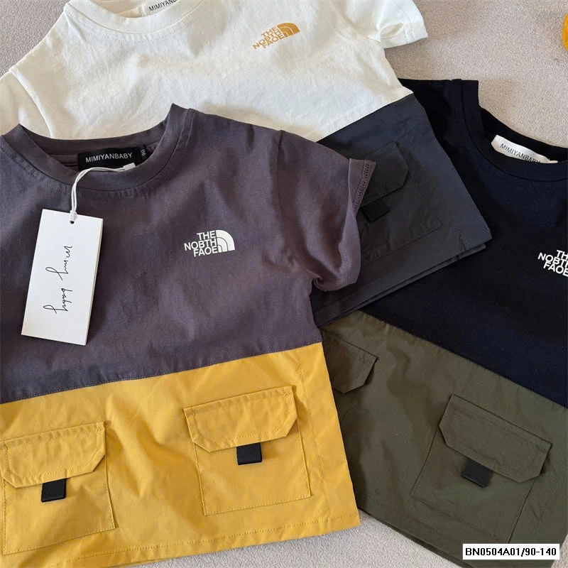 ÁO THUN PHỐI 2 MÀU MMY