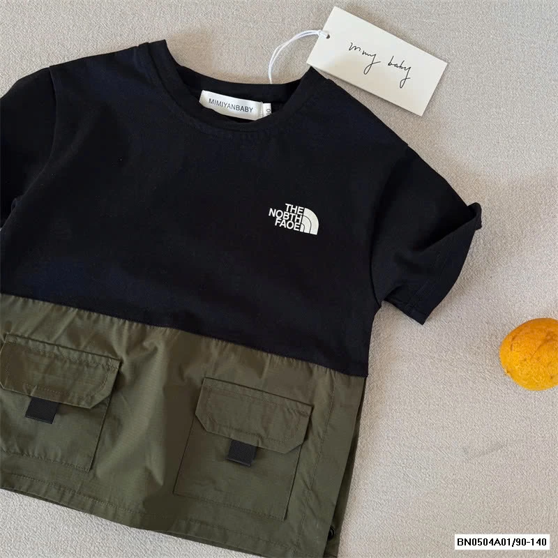 ÁO THUN PHỐI 2 MÀU MMY