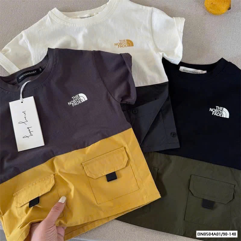 ÁO THUN PHỐI 2 MÀU MMY