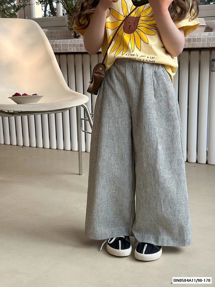 QUẦN ỐNG SUÔNG KẺ 25B047 AMBB