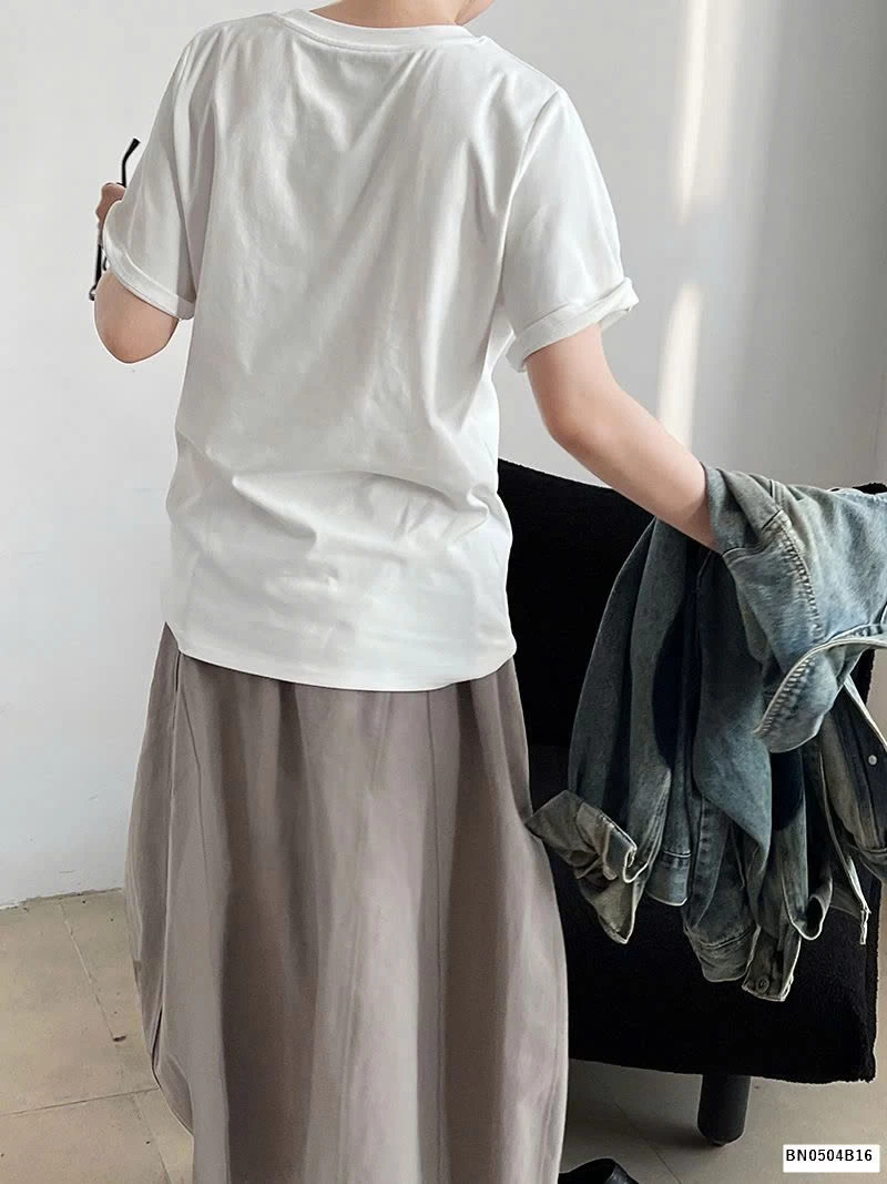 ÁO THUN TRƠN MÀU NỮ