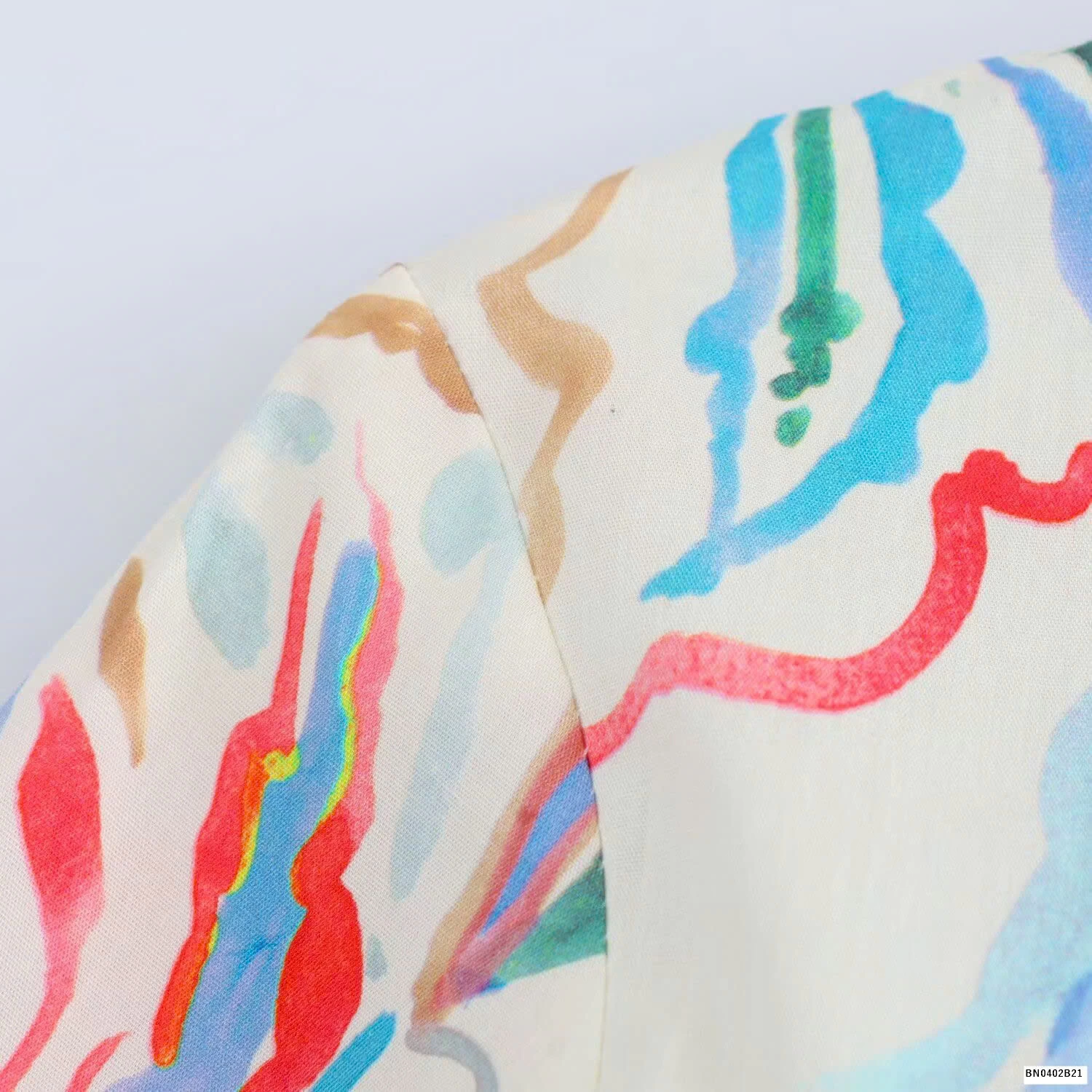 ÁO SƠ MI HOA CỔ CHỮ V  KASLEAD