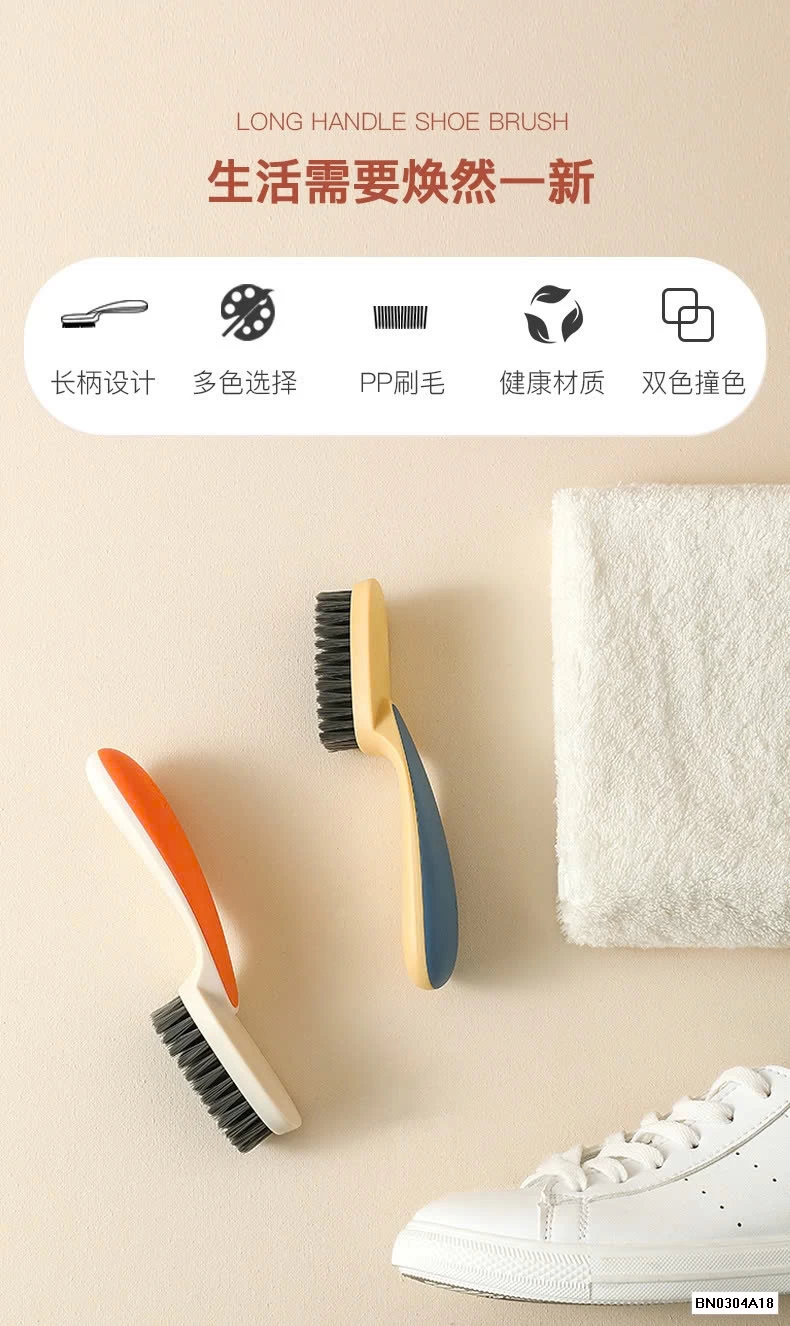 SÉT 3 BÀN CHẢI ĐÁNH GIÀY CÁN DÀI