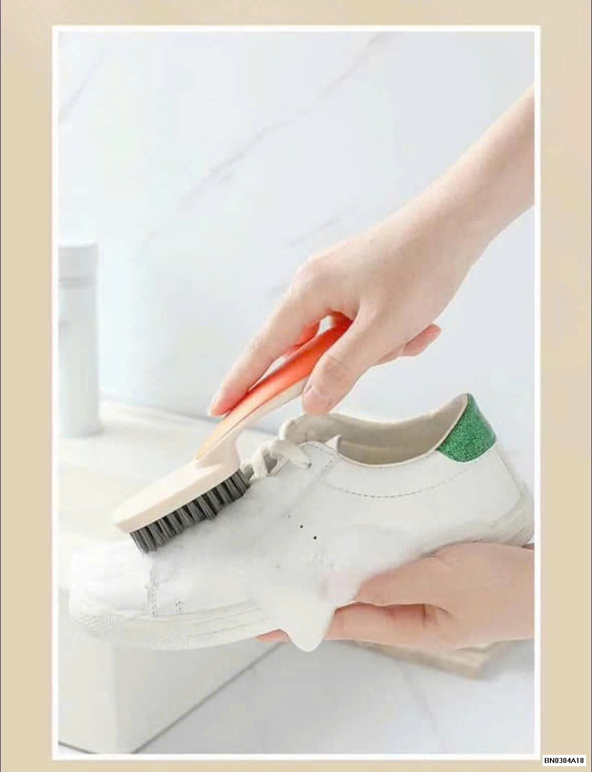 SÉT 3 BÀN CHẢI ĐÁNH GIÀY CÁN DÀI