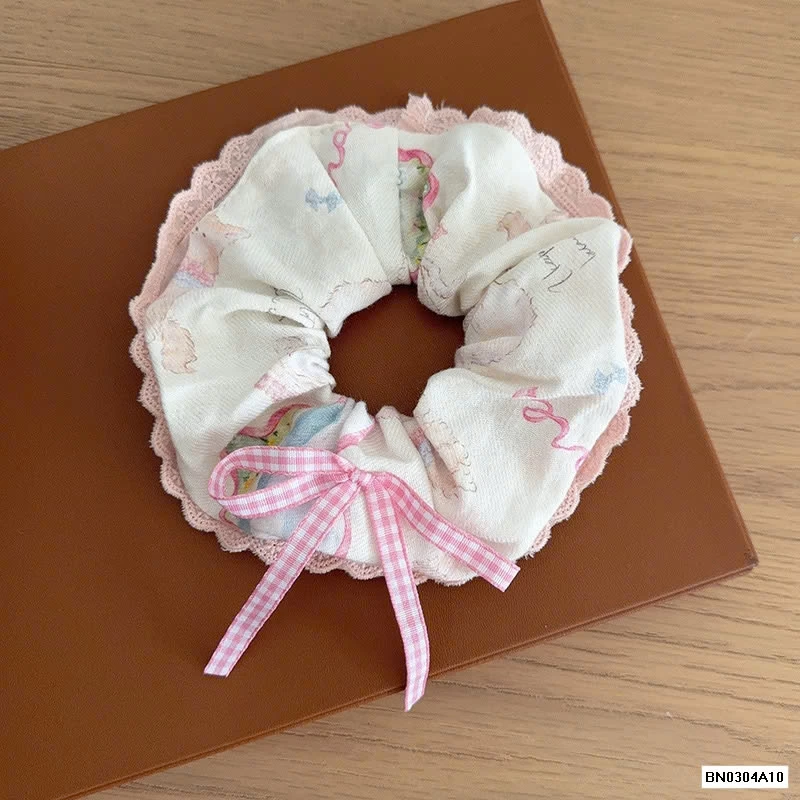 SÉT KHĂN+DÂY BUỘC TÓC NÀNG THƠ