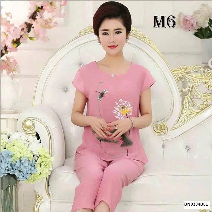 BỘ ĐŨI TRƠN HÌNH HOA CHO MẸ