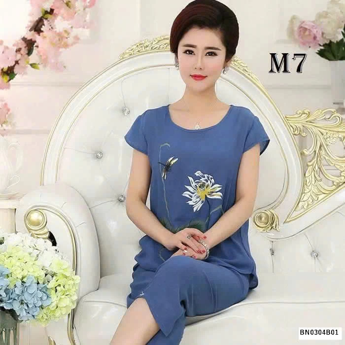 BỘ ĐŨI TRƠN HÌNH HOA CHO MẸ