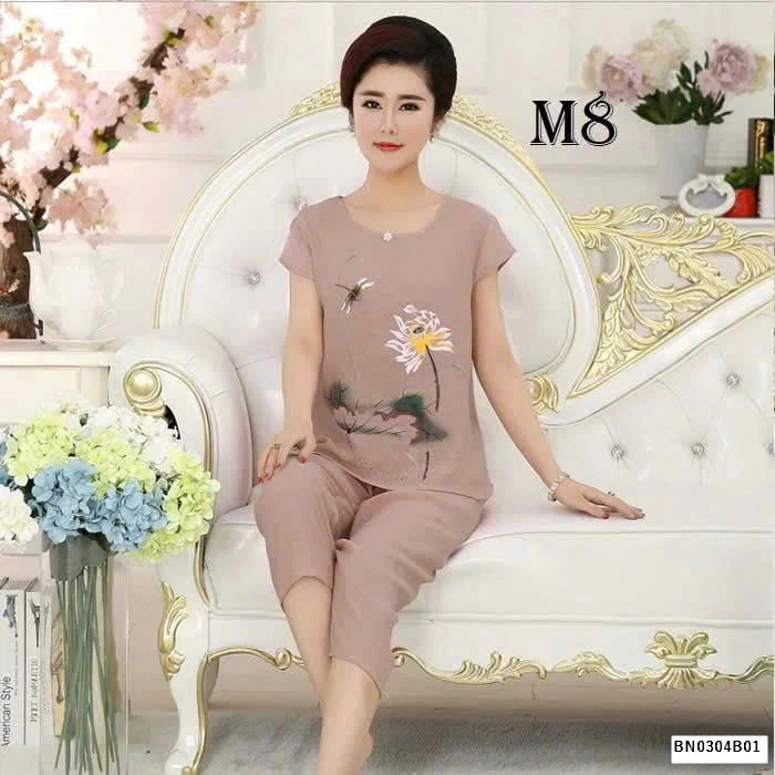 BỘ ĐŨI TRƠN HÌNH HOA CHO MẸ