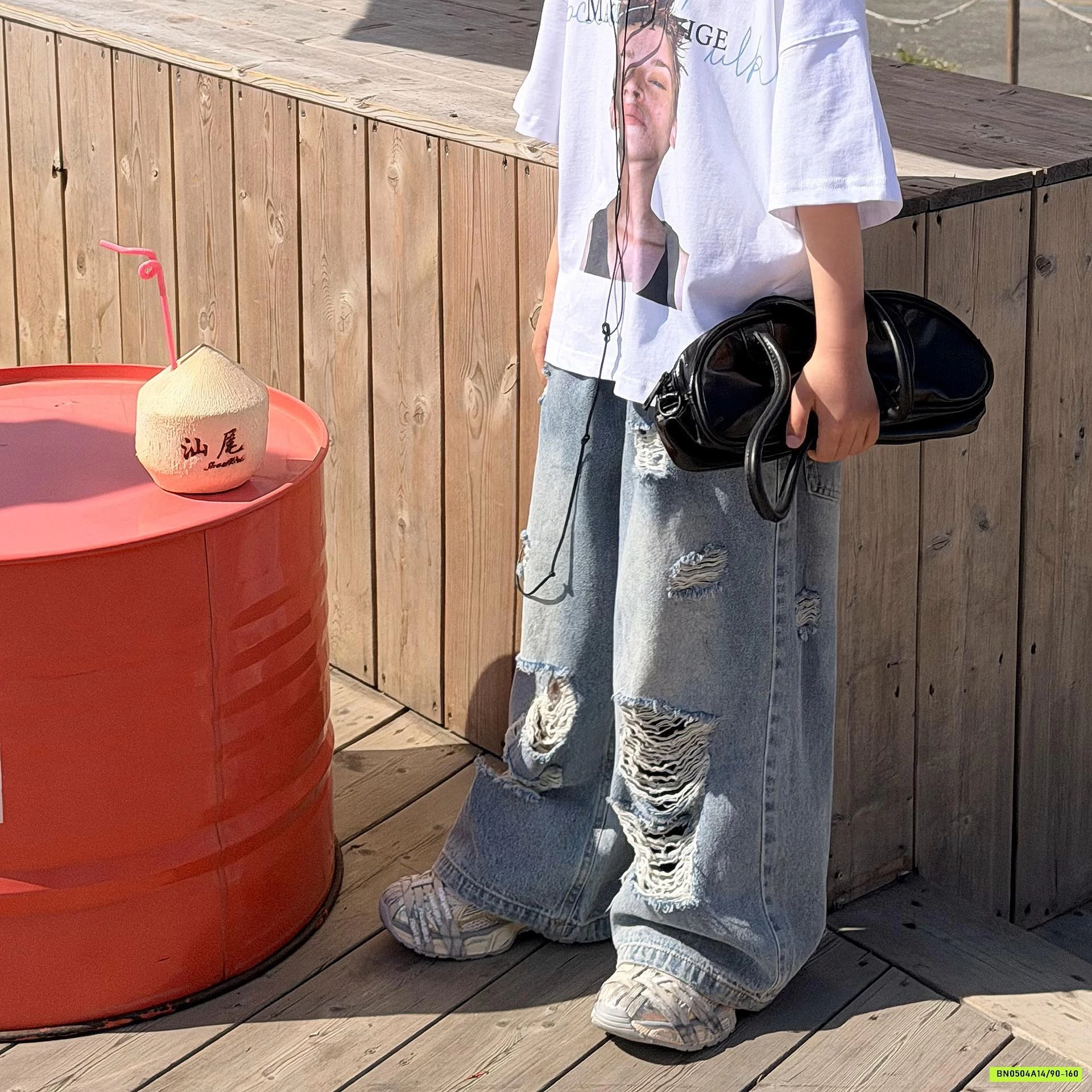 JEAN SUÔNG RÁCH CÁ TÍNH FANSHU