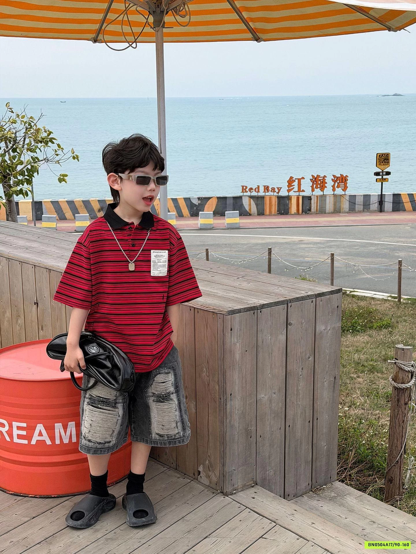 SHORT JEANS RÁCH GỐI FANSHU