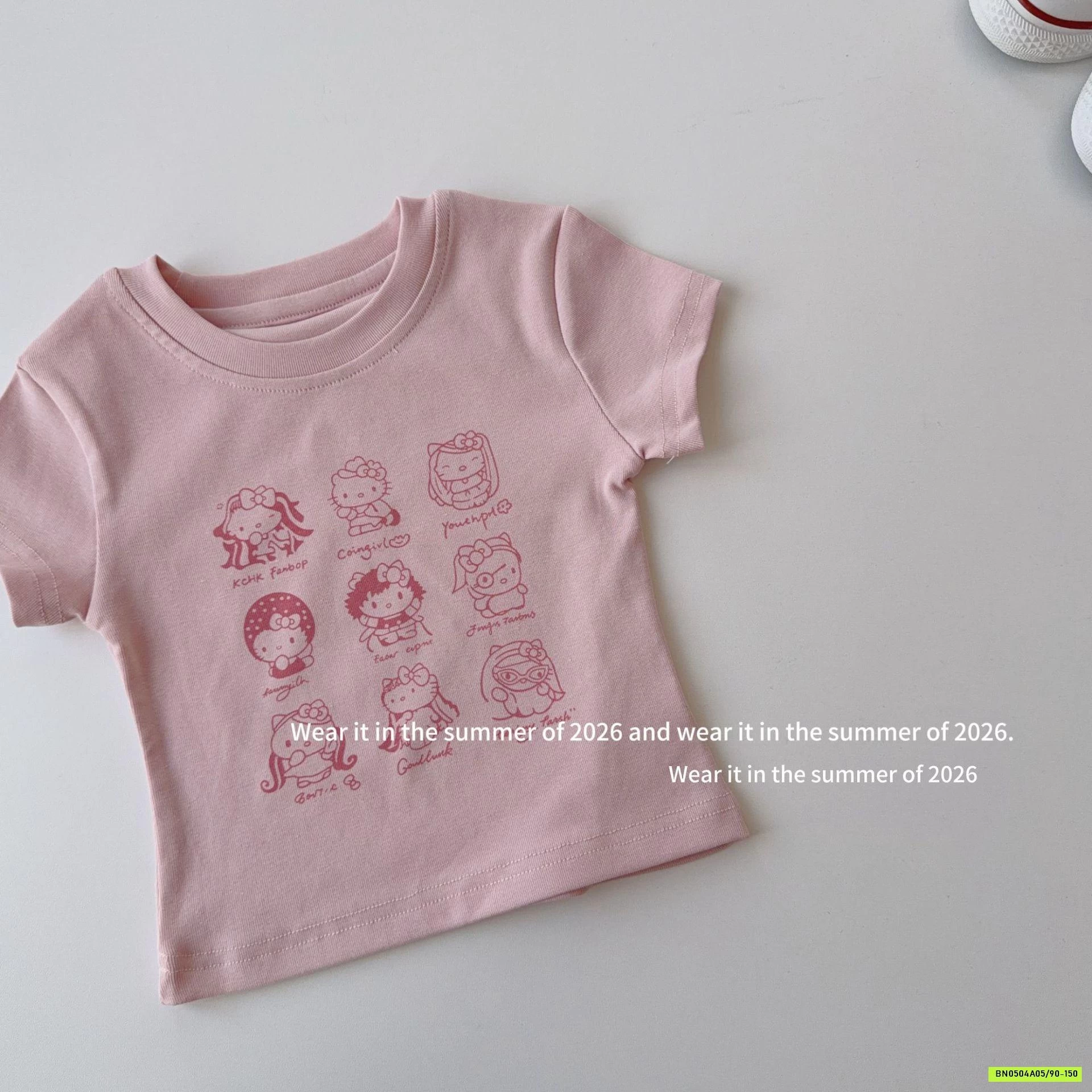 ÁO THUN IN KITTY T&QKIDS