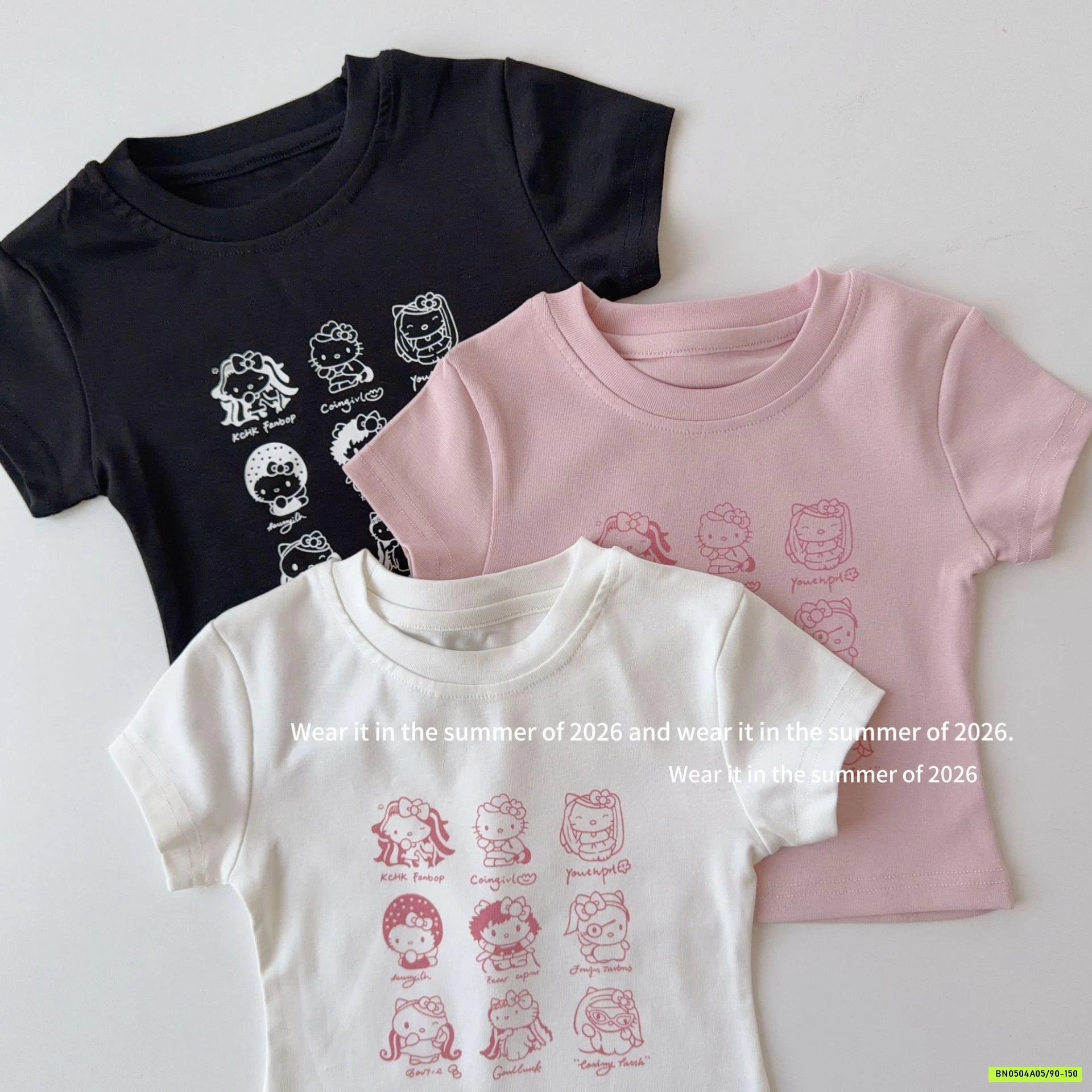 ÁO THUN IN KITTY T&QKIDS