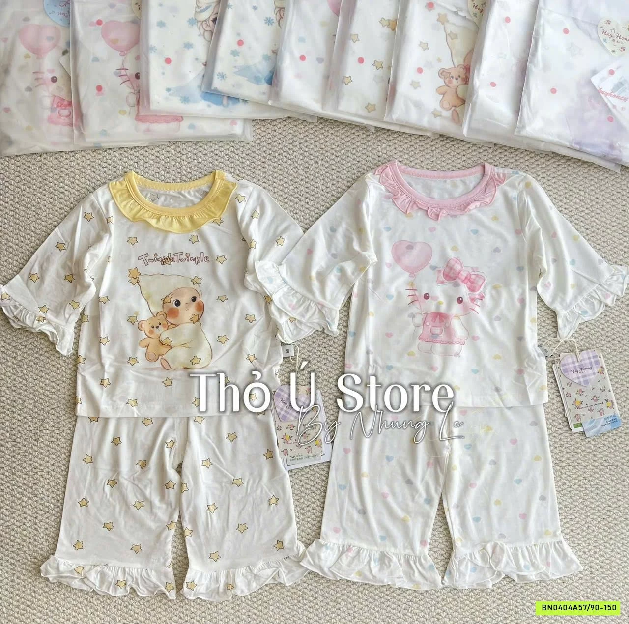 BỘ THUN LẠNH LOE HONEY BÉ GÁI