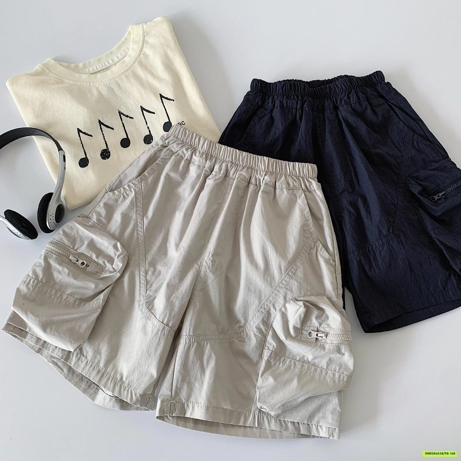 SHORT GIÓ TÚI HỘP ỐNG RỘNG