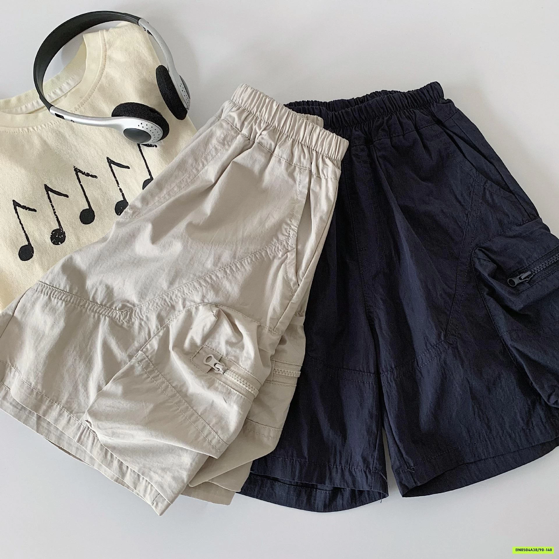 SHORT GIÓ TÚI HỘP ỐNG RỘNG