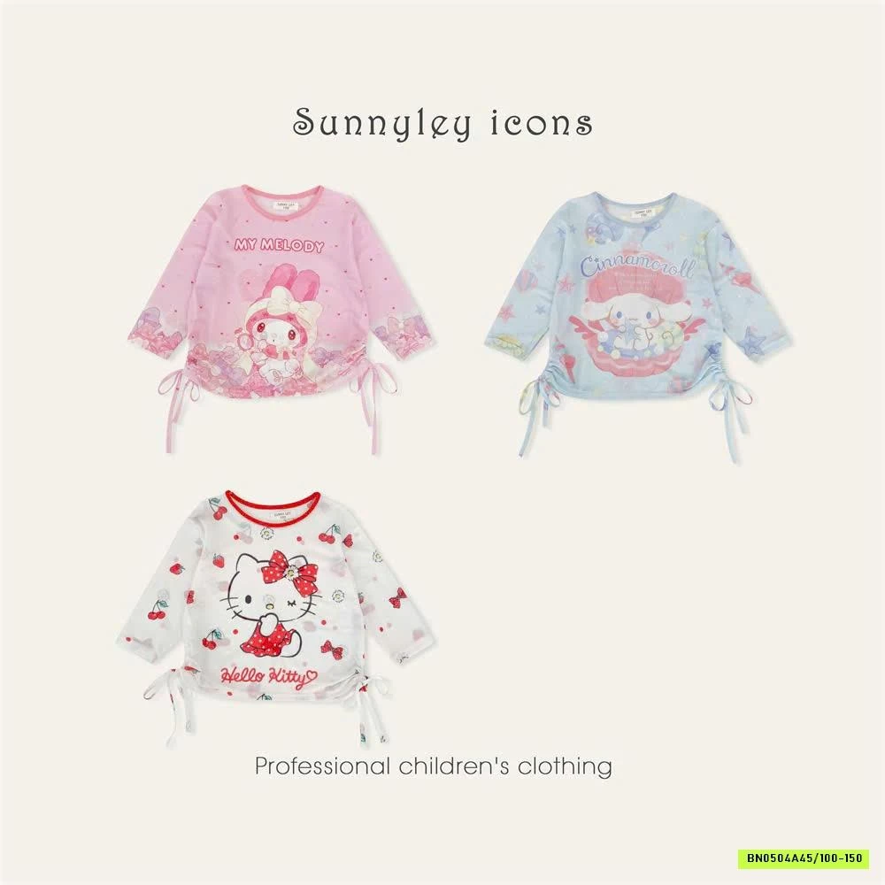 ÁO THUN MỎNG CHỐNG NẮNG HOẠT HÌNH