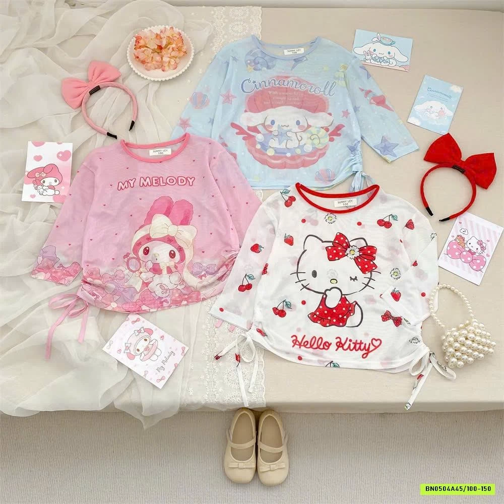 ÁO THUN MỎNG CHỐNG NẮNG HOẠT HÌNH