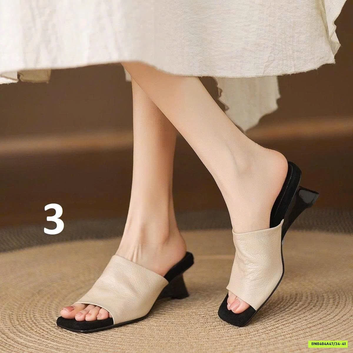 DÉP CAO GÓT QUAI DA BẢN TO PU