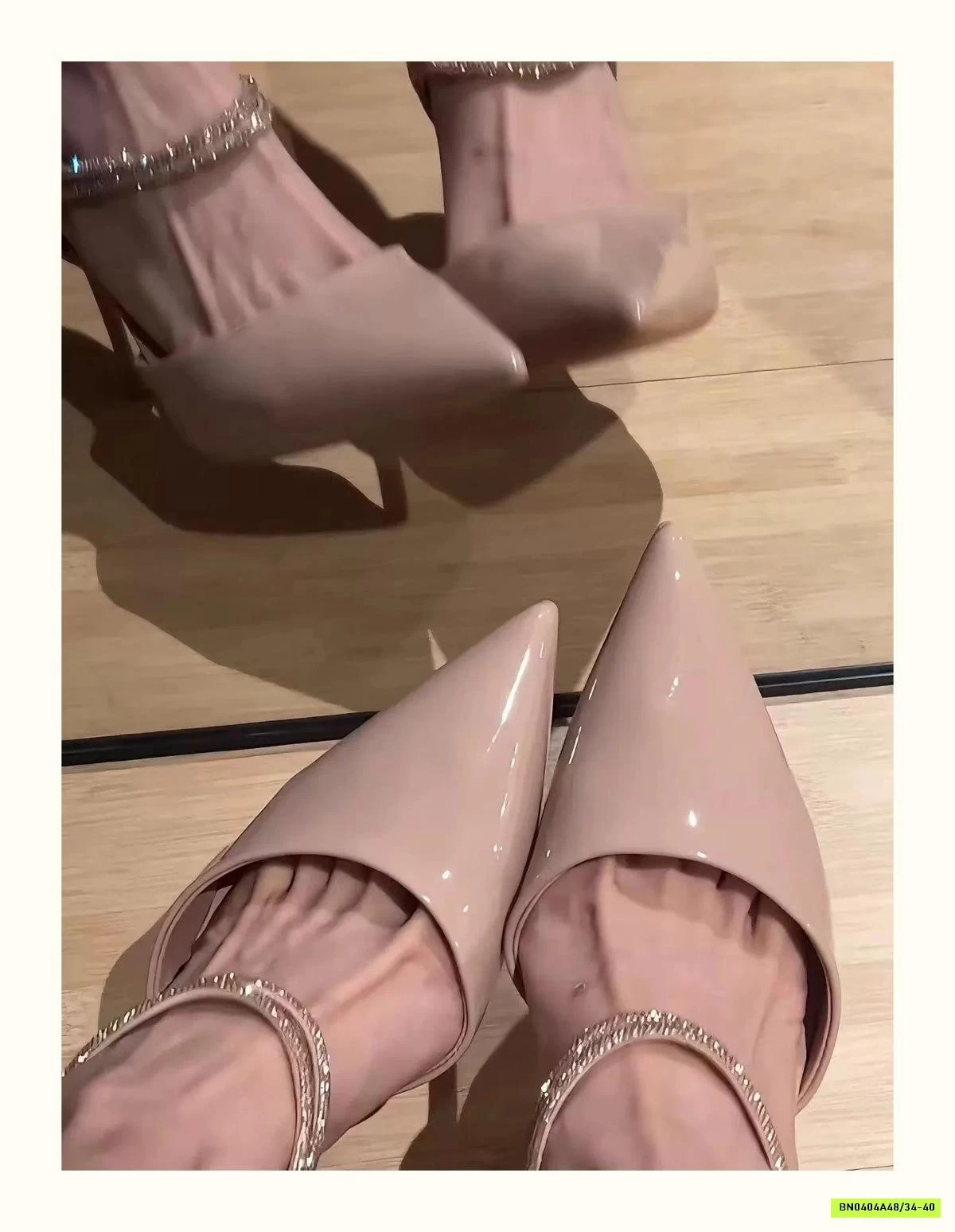 DÉP CAO GÓT MŨI NHỌN QUAI ĐÁ