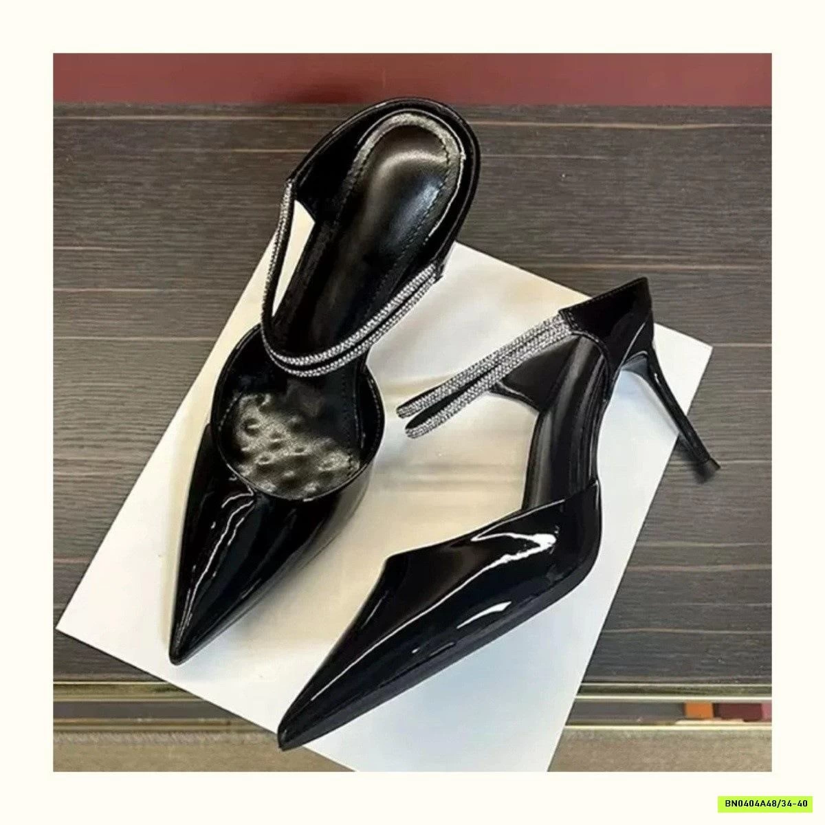 DÉP CAO GÓT MŨI NHỌN QUAI ĐÁ