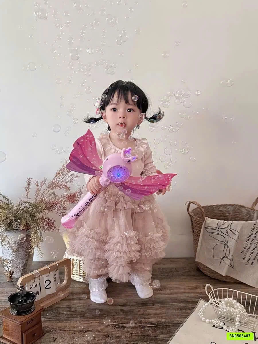 GẬY PHUN BONG BÓNG XÀ PHÒNG CÔNG CHÚA CÁNH TIÊN