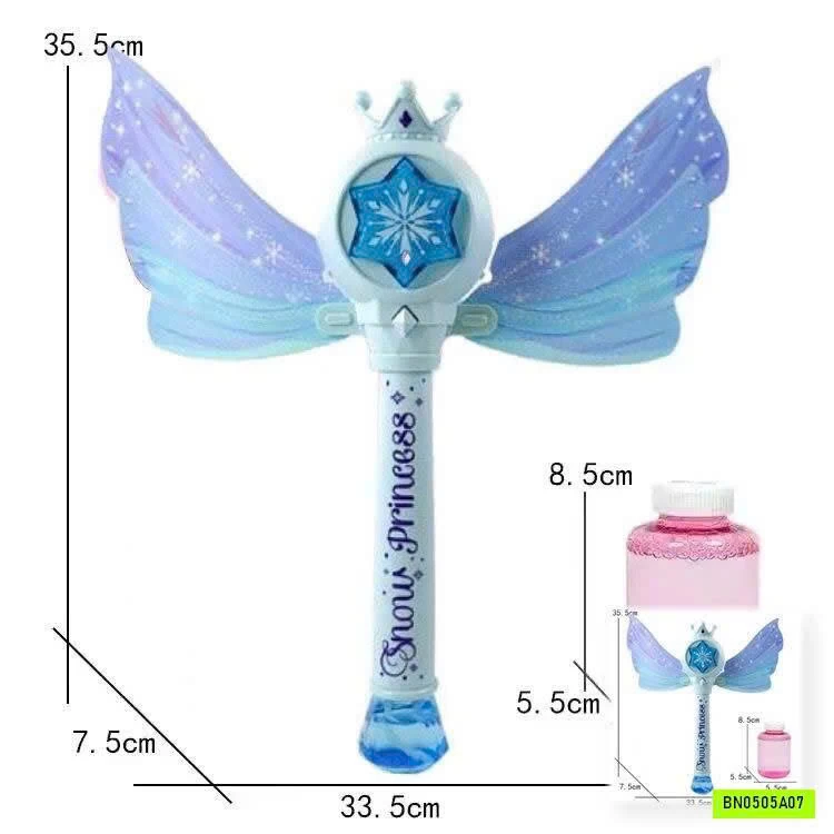 GẬY PHUN BONG BÓNG XÀ PHÒNG CÔNG CHÚA CÁNH TIÊN