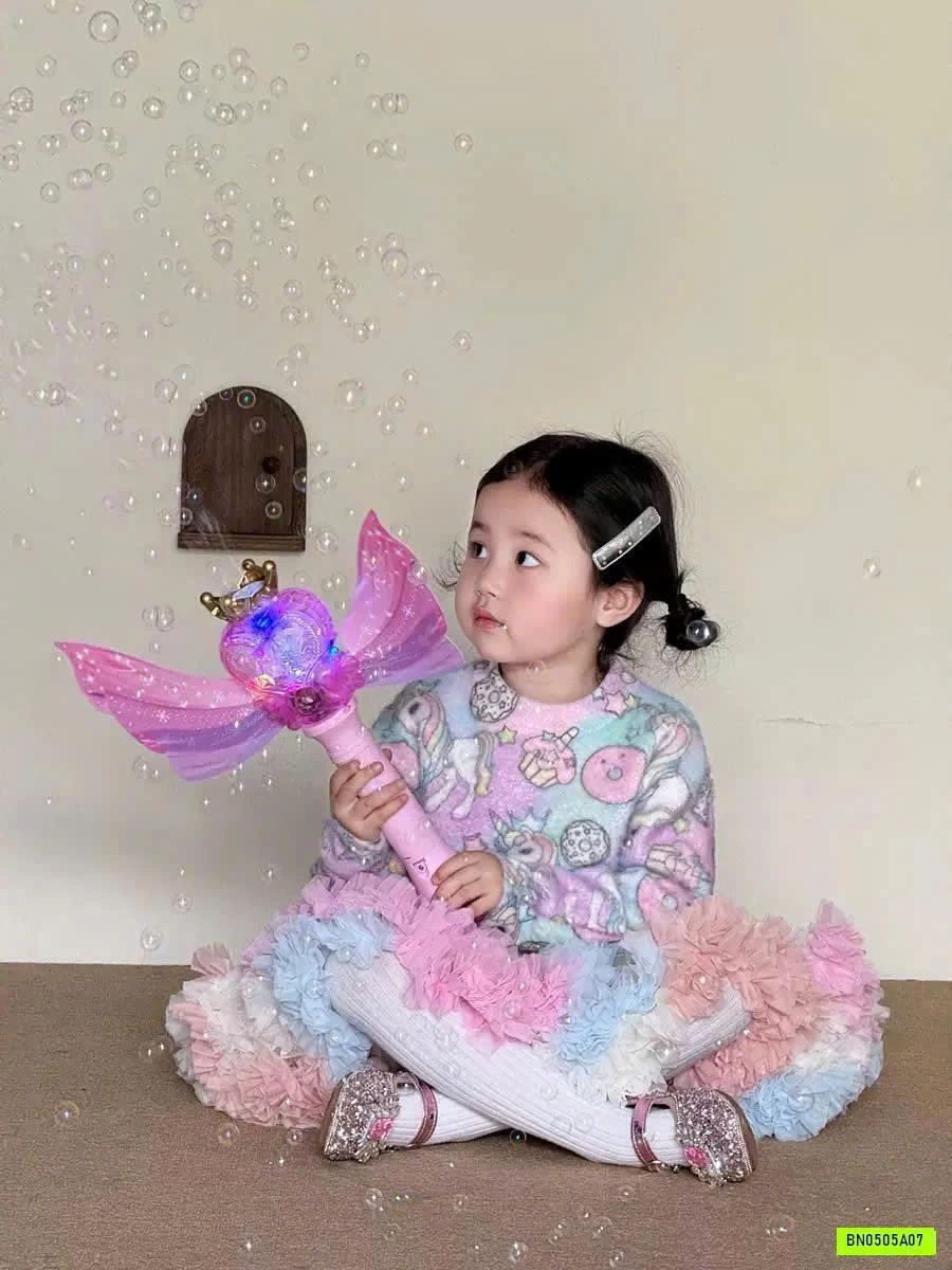 GẬY PHUN BONG BÓNG XÀ PHÒNG CÔNG CHÚA CÁNH TIÊN