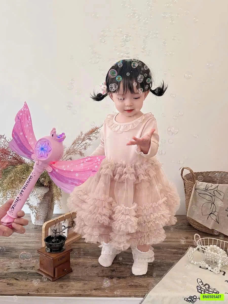 GẬY PHUN BONG BÓNG XÀ PHÒNG CÔNG CHÚA CÁNH TIÊN