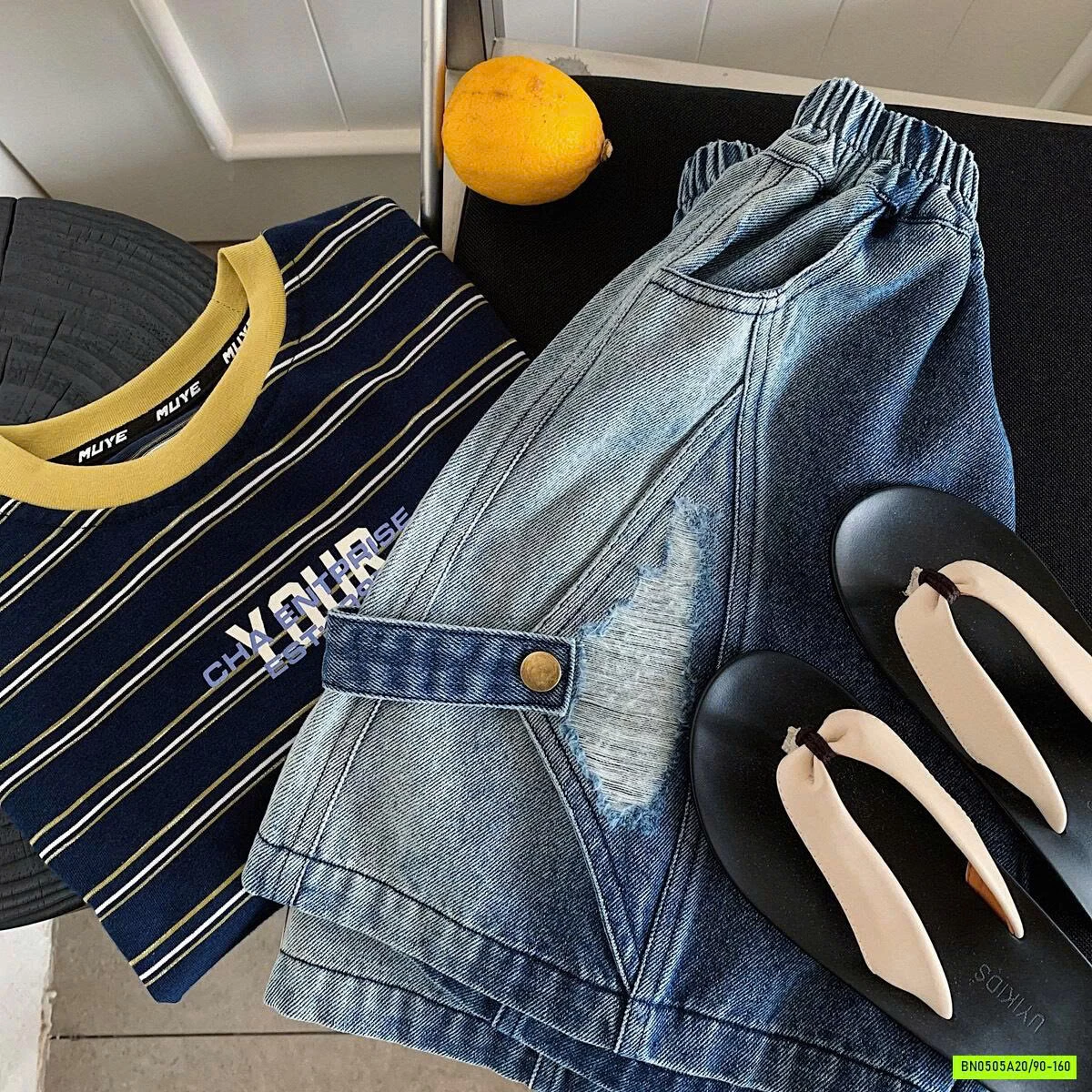 SHORT JEANS RÁCH LOANG CÁ TÍNH