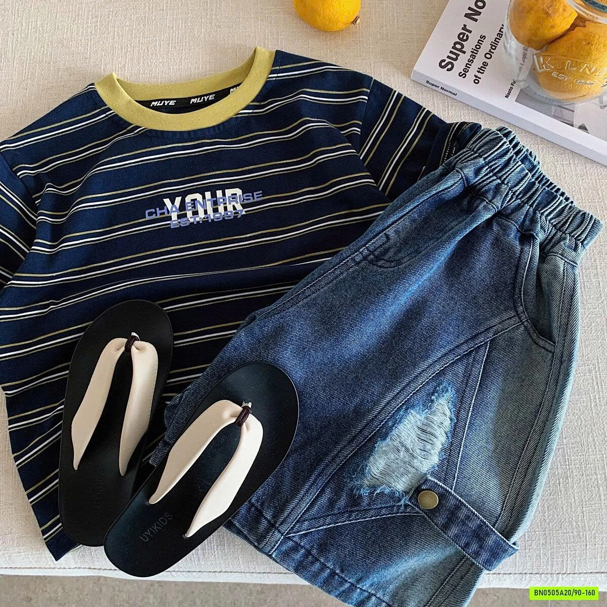 SHORT JEANS RÁCH LOANG CÁ TÍNH