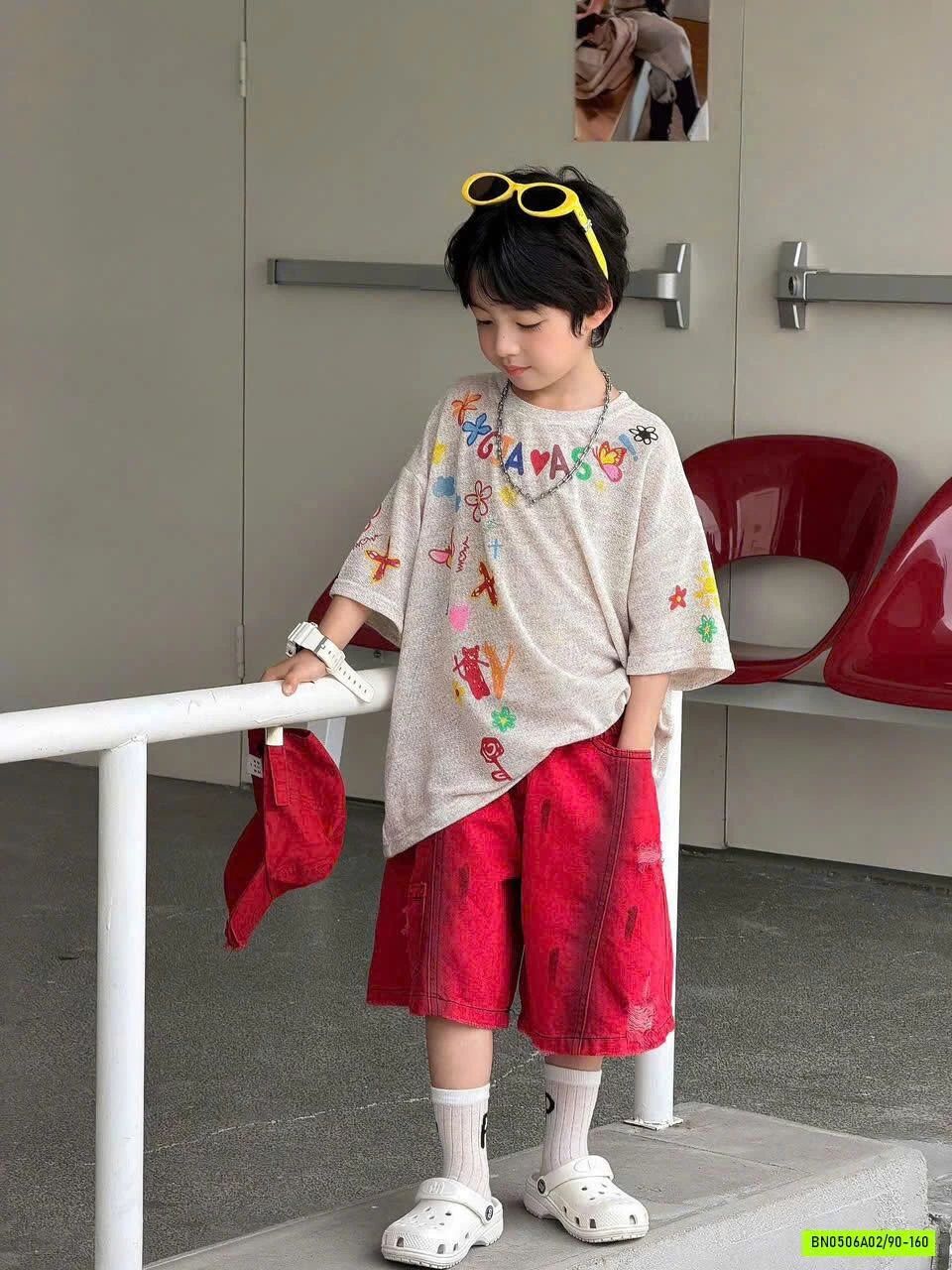 ÁO THUN GIẤY IN CHỮ SẮC MÀU FANSHU