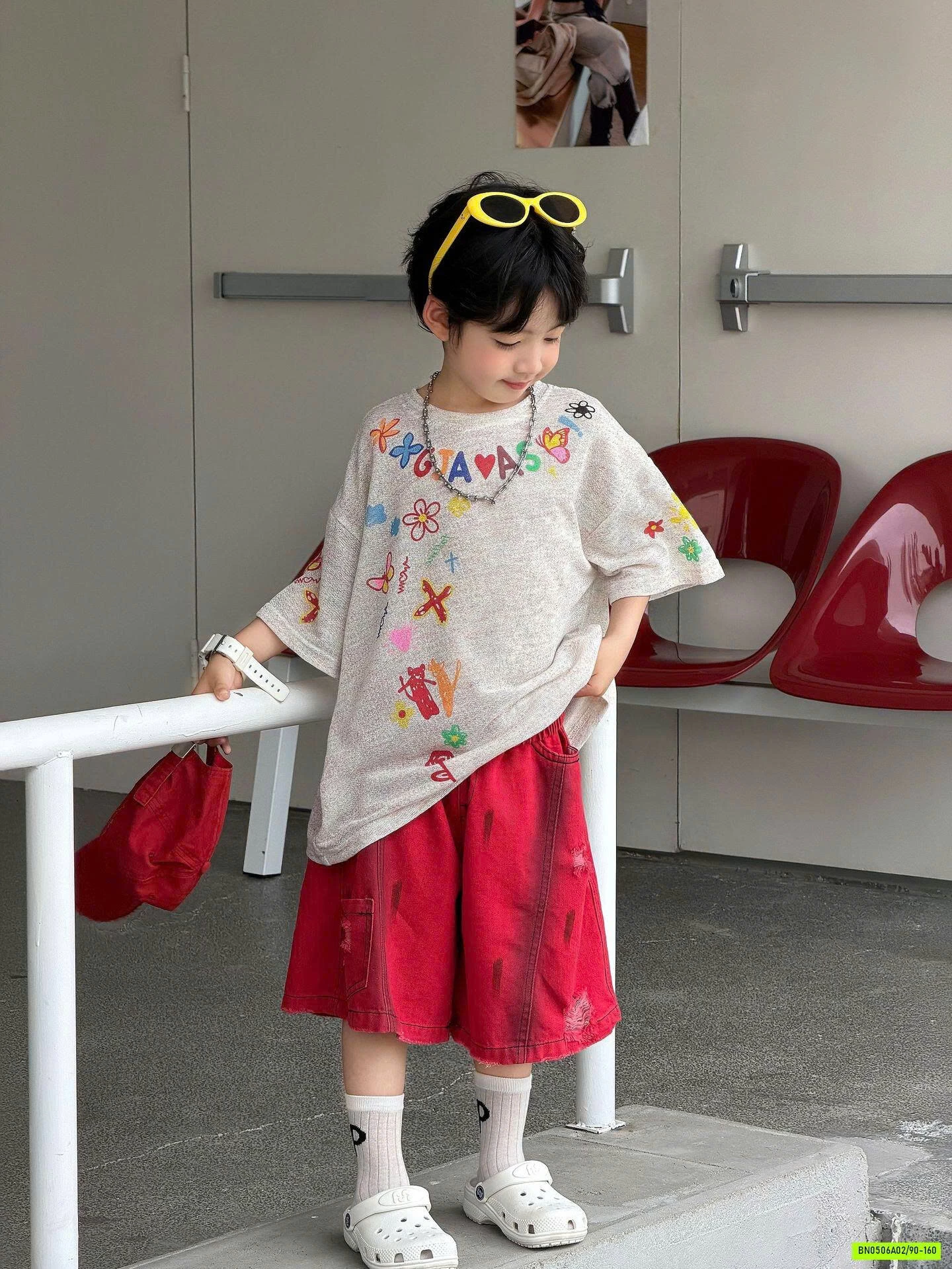 ÁO THUN GIẤY IN CHỮ SẮC MÀU FANSHU