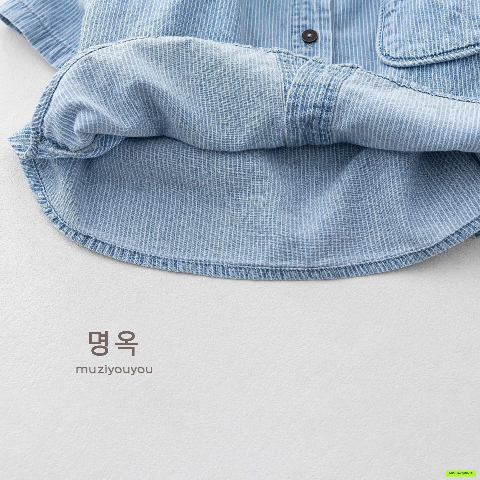 SƠ MI DENIM TÚI NGỰC MZYY