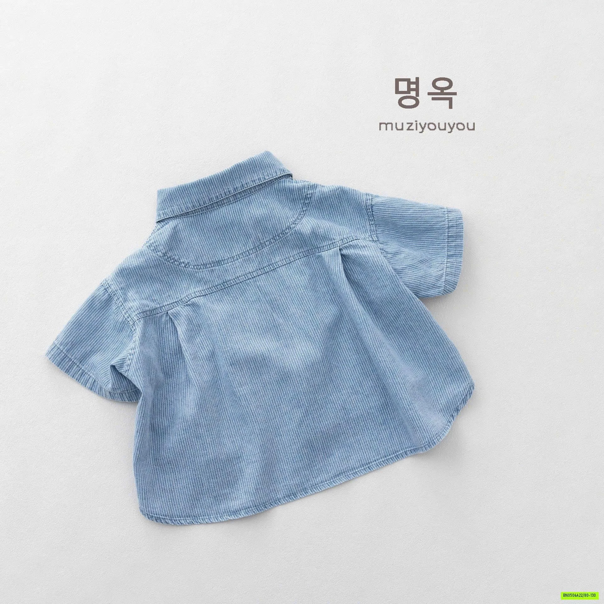 SƠ MI DENIM TÚI NGỰC MZYY