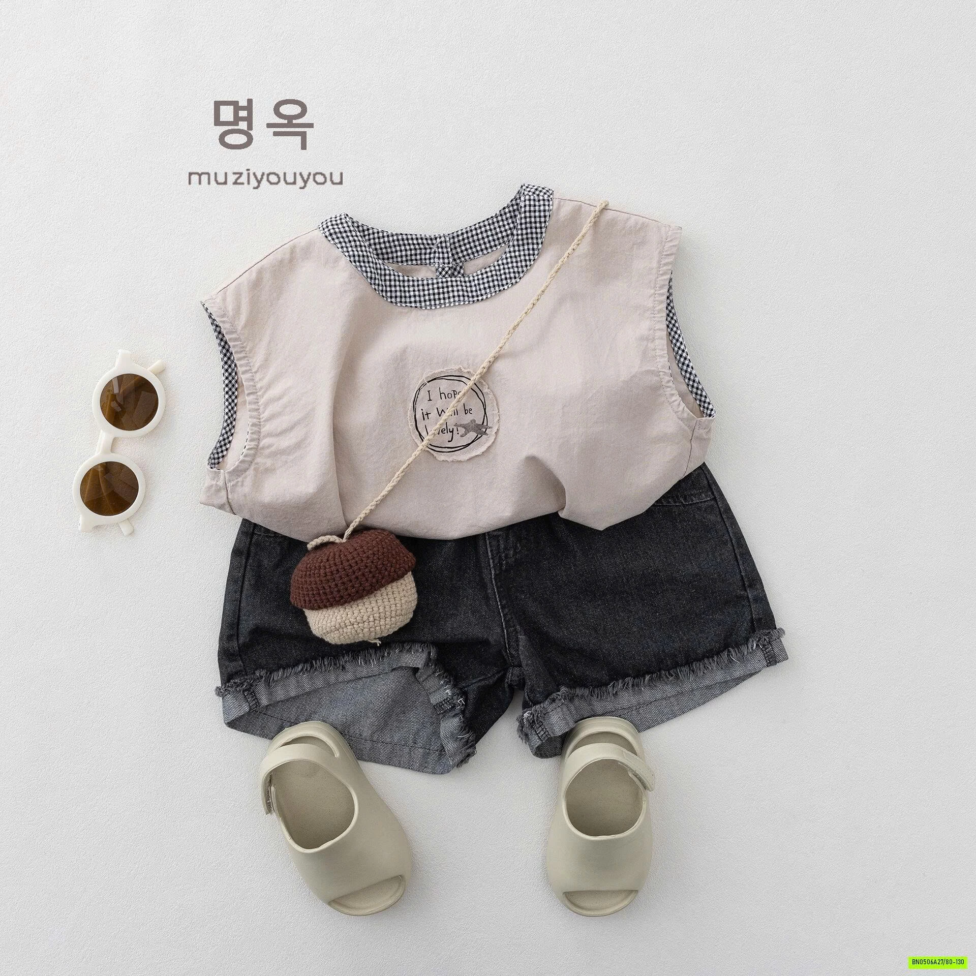 SHORT JEANS GẤP GẤU MZYY