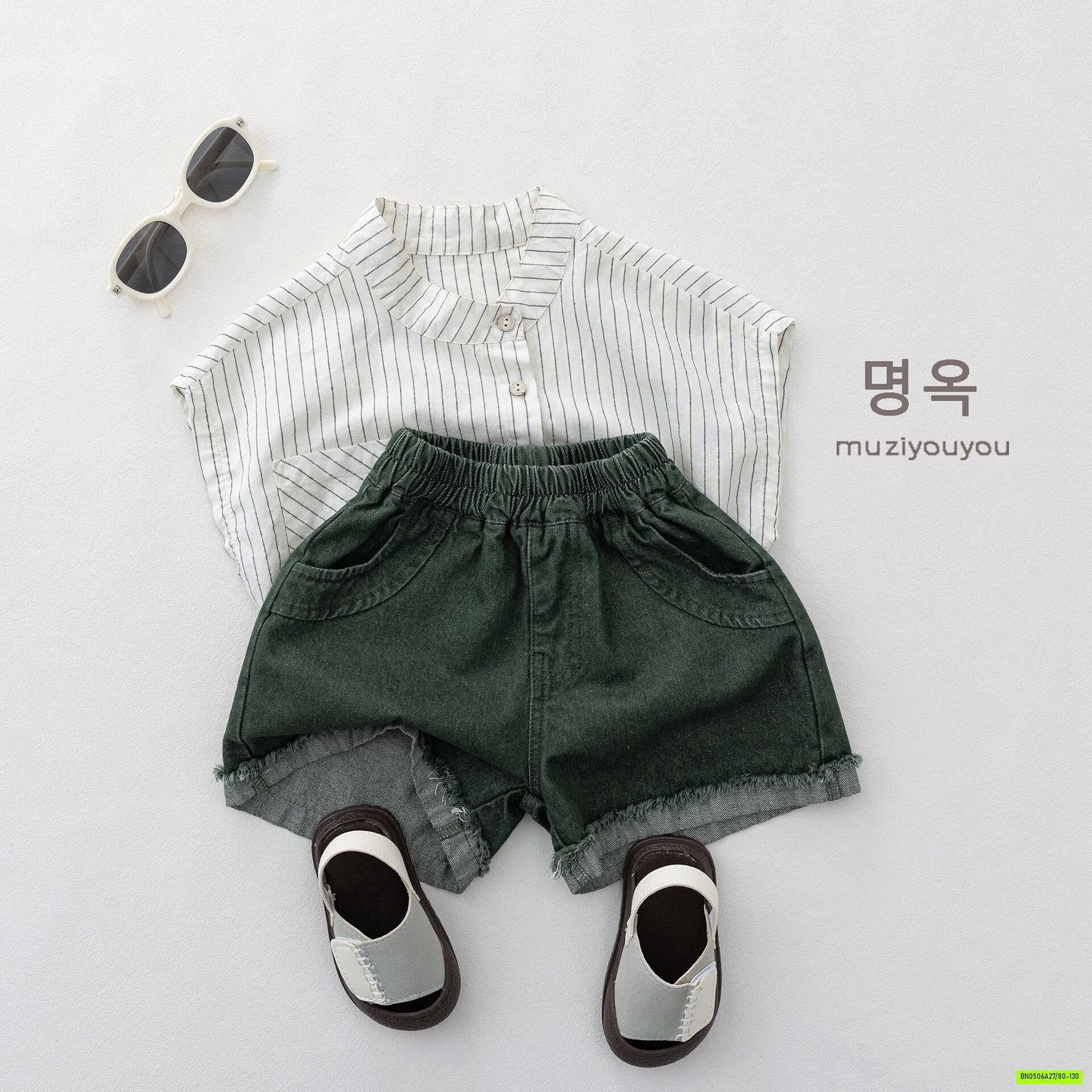 SHORT JEANS GẤP GẤU MZYY