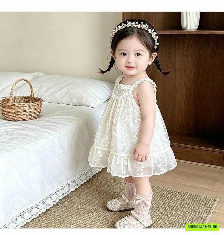 ĐẦM 2 DÂY THÊU NỔI DỄ THƯƠNG