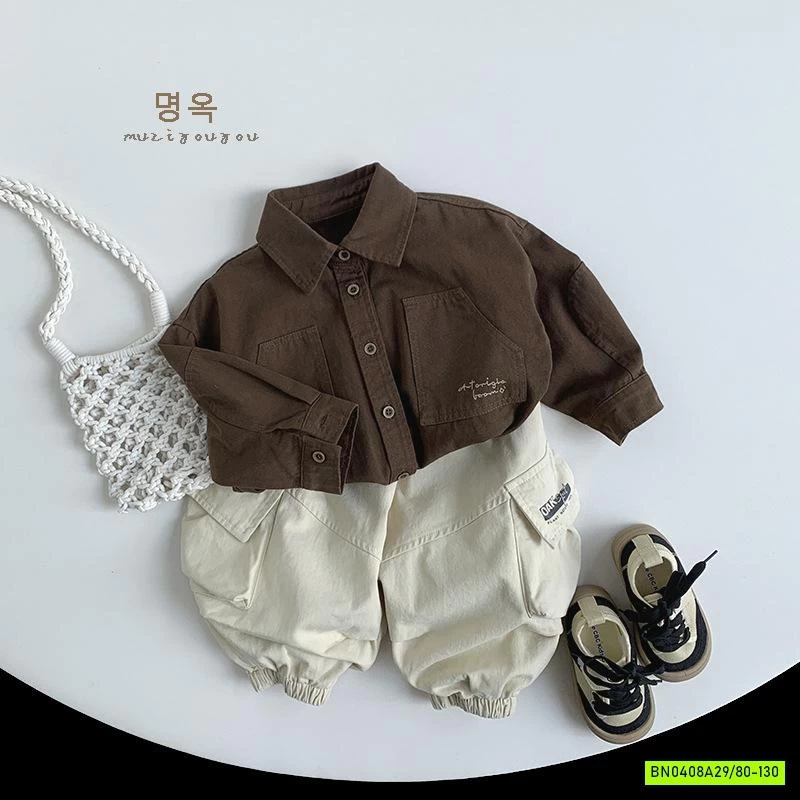 QUẦN BOM TÚI HỘP IN CHỮ