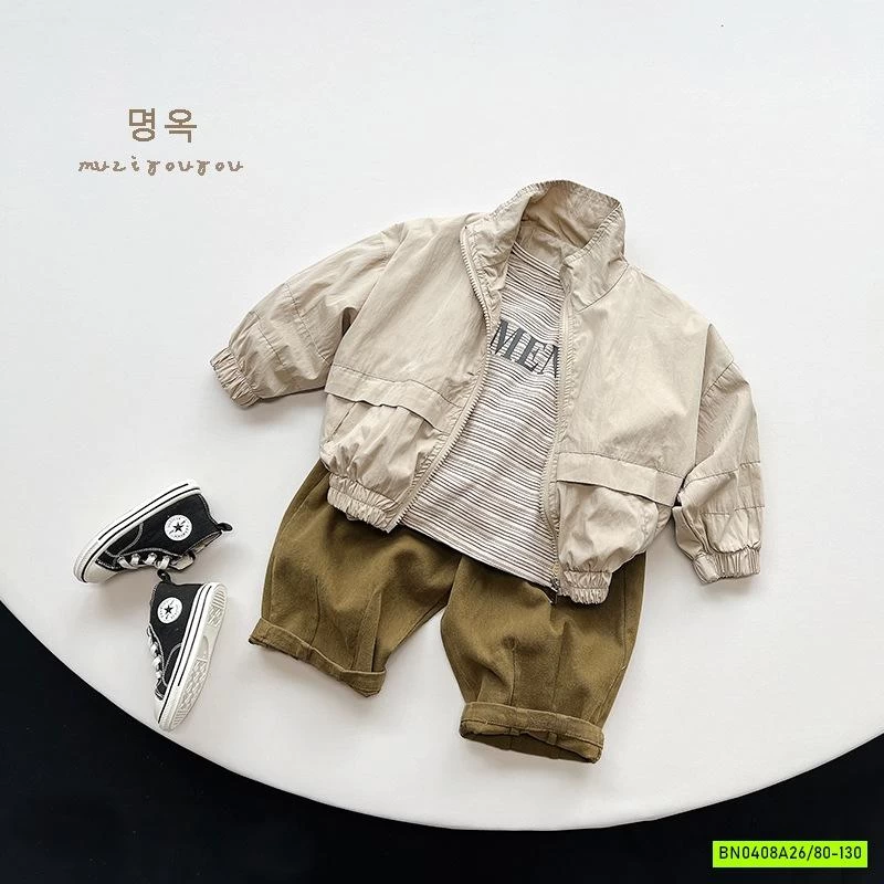 KHOÁC GIÓ CỔ BẺ 2 LỚP