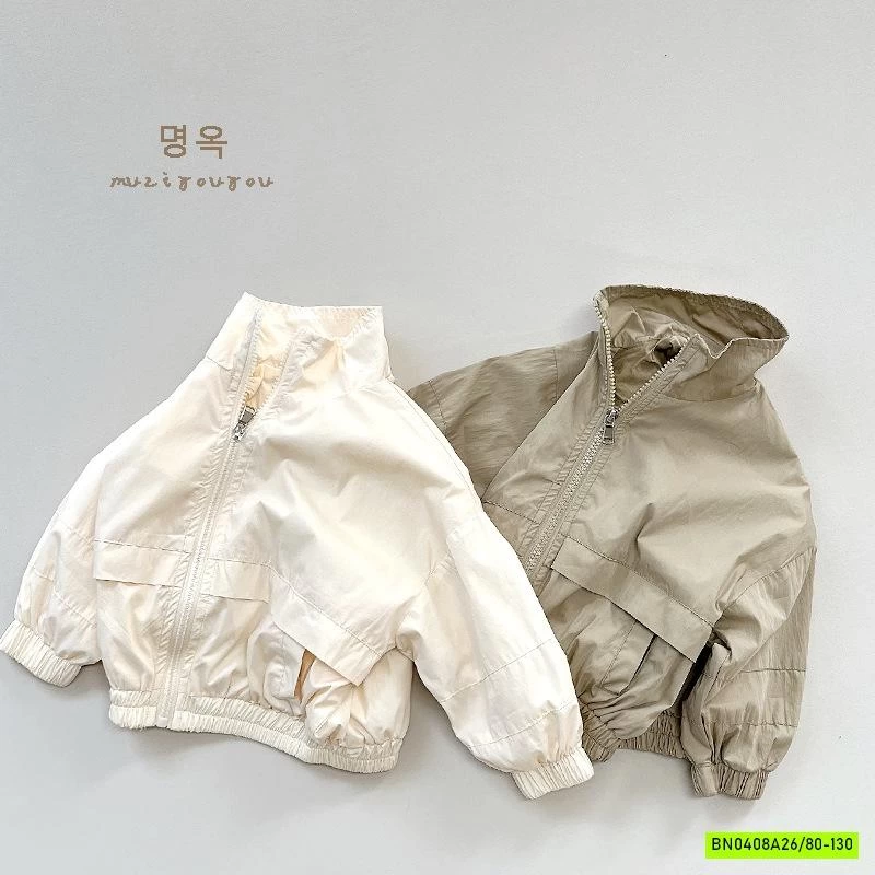 KHOÁC GIÓ CỔ BẺ 2 LỚP