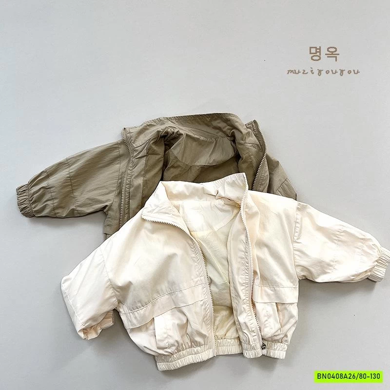 KHOÁC GIÓ CỔ BẺ 2 LỚP