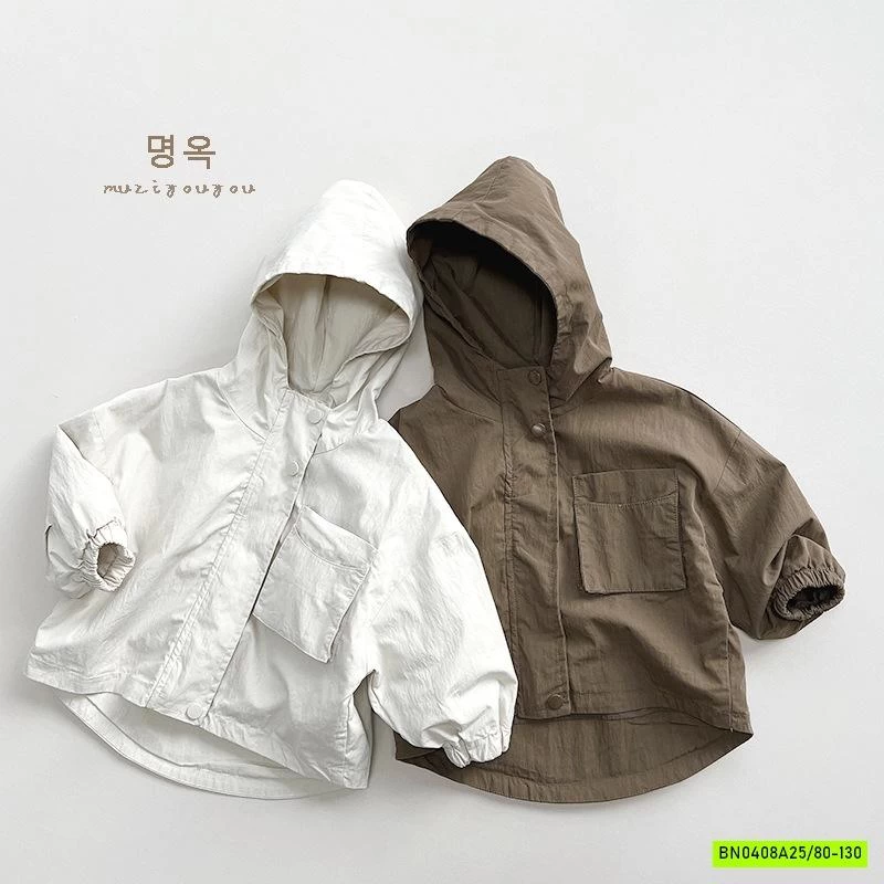 KHOÁC GIÓ ĐUÔI TÔM TÚI NGỰC