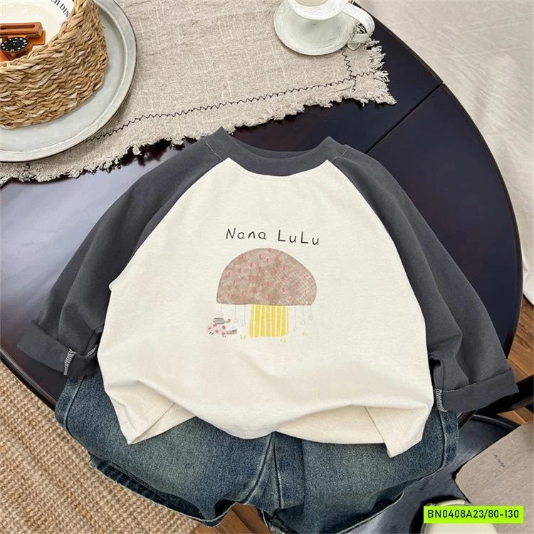 ÁO THUN PHỐI MÀU TAY