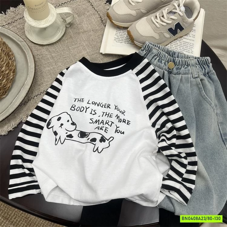 ÁO THUN PHỐI MÀU TAY