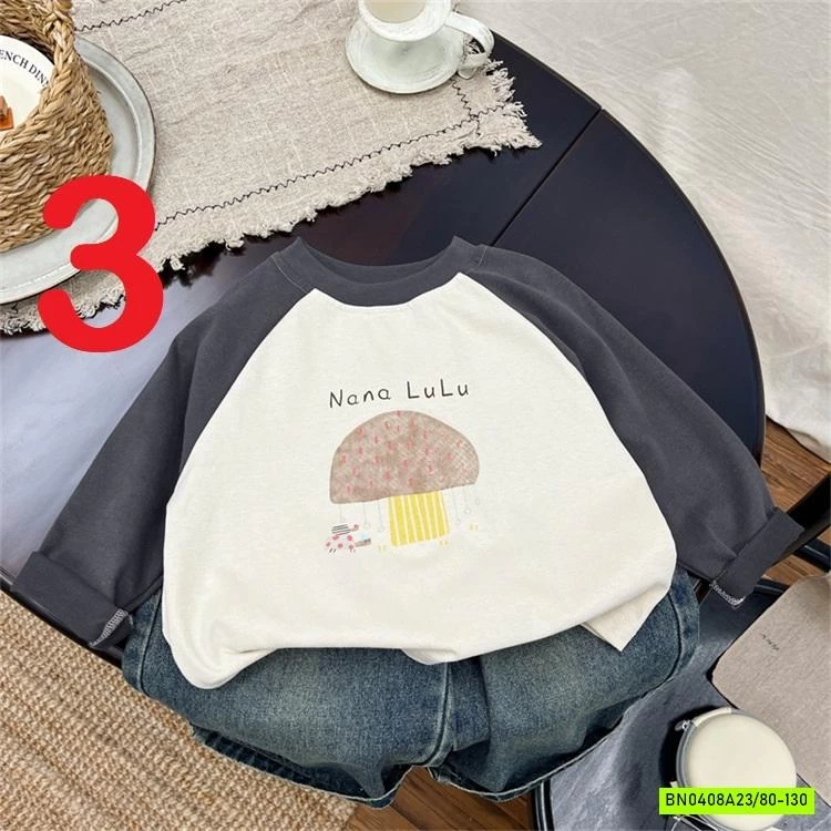 ÁO THUN PHỐI MÀU TAY