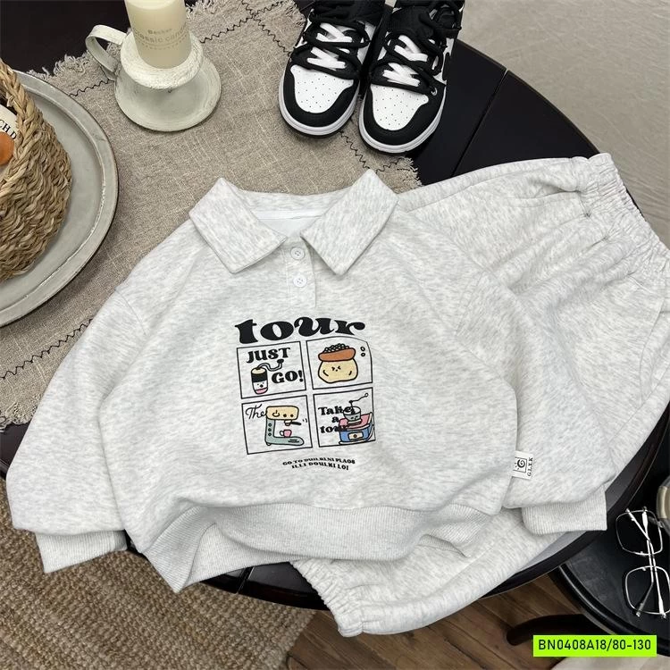 BỘ NỈ ÁO POLO IN HÌNH