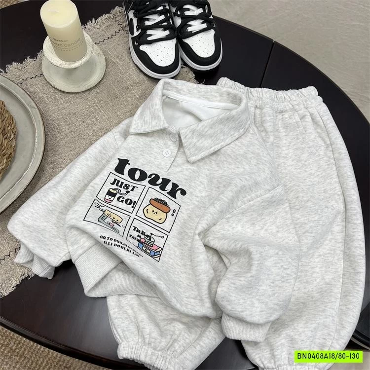 BỘ NỈ ÁO POLO IN HÌNH