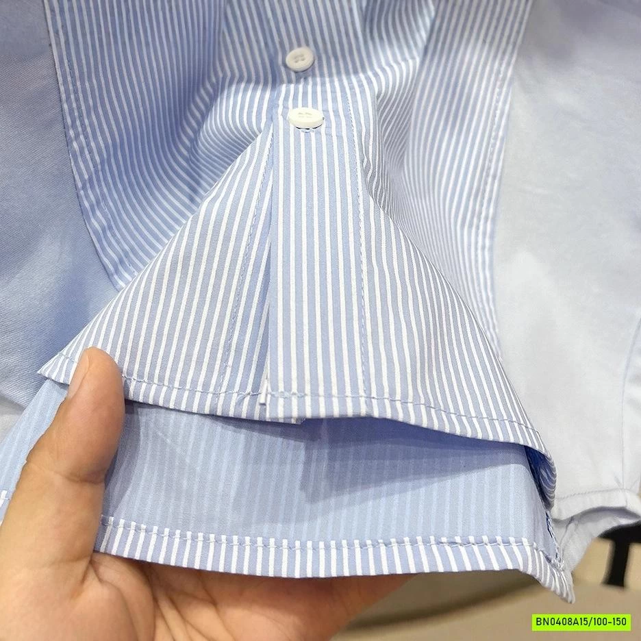 SƠ MI DÀI TAY SỌC XANH KAKADY