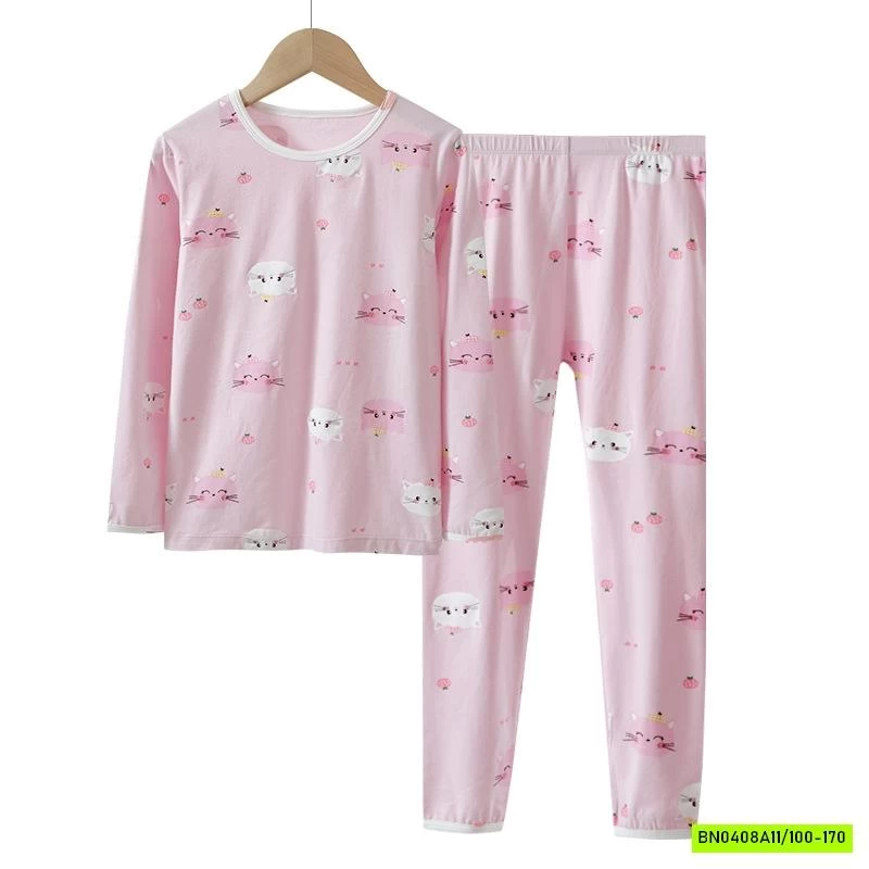 BỘ NGỦ COTTON MÈO MAMDAD