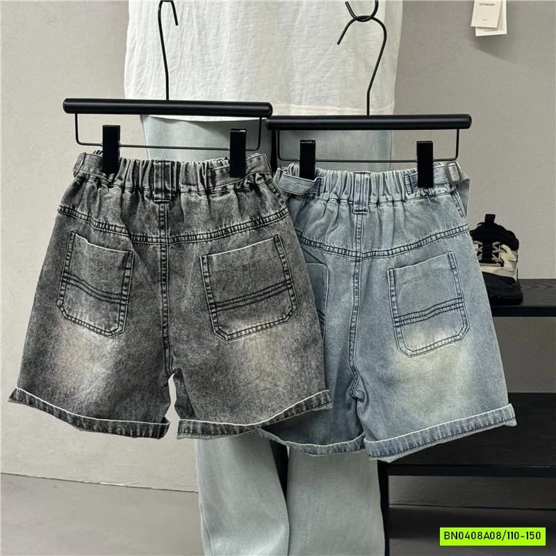 SHORT JEANS BẠC GỐI GIẢ ĐAI